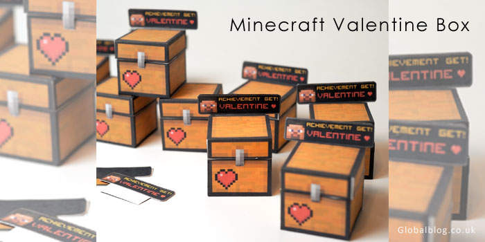 Minecraft Valentine Box