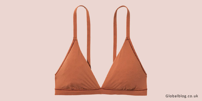 Brown Fluffy Triangle Bra