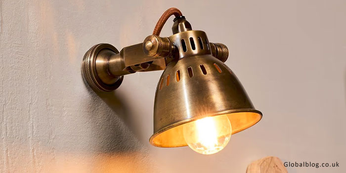 Antique Brass Wall Light