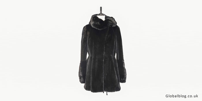 Black and Fur Coat