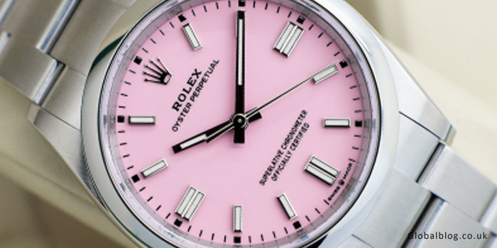 Pink Rolex Watch