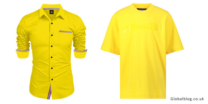 Yellow Designer Shirt